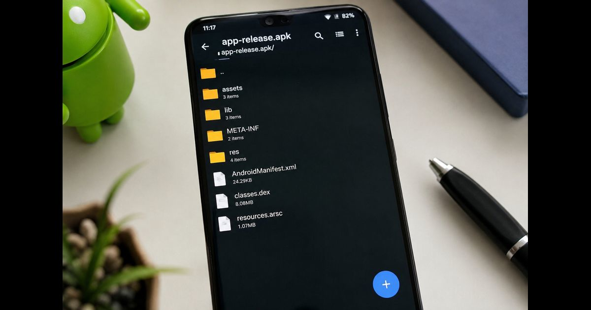 apk opens as file list instead of installing