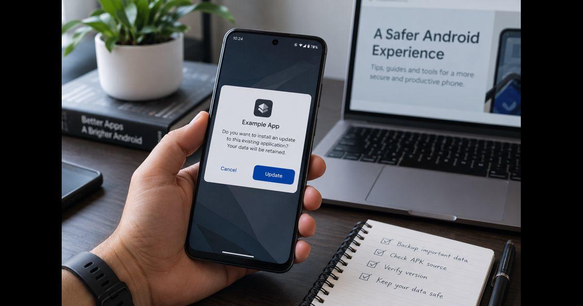 update apk without losing data